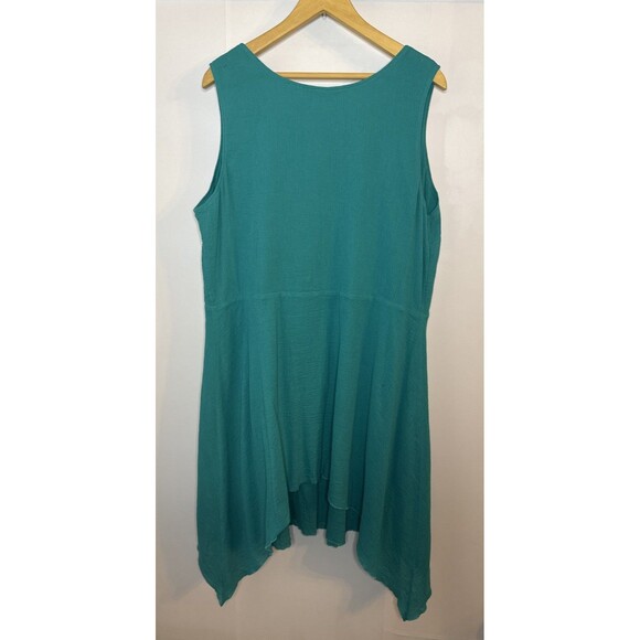 Soft Surroundings Womens Dress Large Gauzy‎ Cotton Asymmetric Beach Fairy Whimsy - Picture 6 of 6